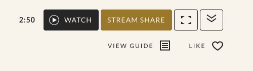 screenshot of stream share button